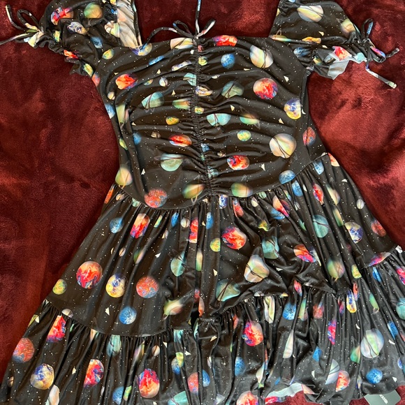 Blackmilk Paper Universe Short Tea Party Dress NWT - Picture 4 of 6